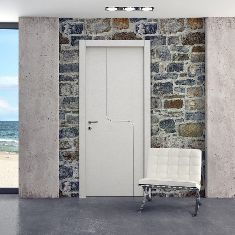 Lot De 2 Autocollants Muraux Futuristes Portes D'Écluse Spatiale - Effet 3D, Amovible, Vinyle