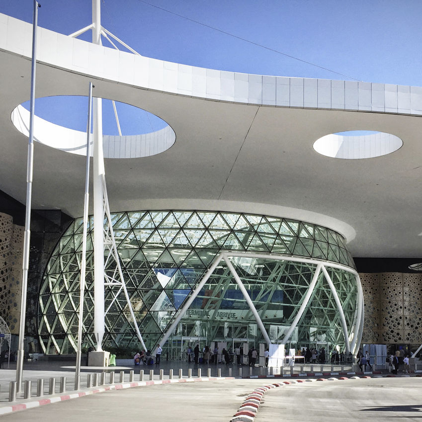 Structure métallique pour couverture MARRAKESH AIRPORT Lanik