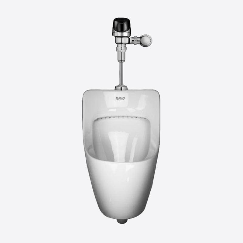 Urinoir mural ecos sloan en porcelaine en acier inoxydable