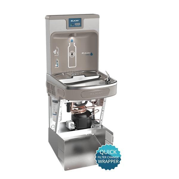 Distributeur D Eau Froide Lzs Wssp Elkay Sans Contact Pour Remplissage De Bouteille