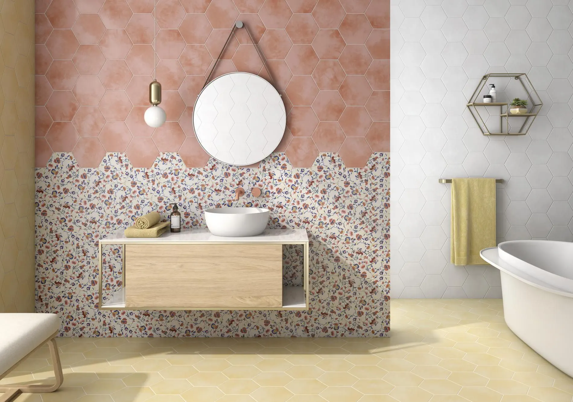 Carrelage Salle De Bain Agatha Ruiz Dela Prada Carrelage de salle de bain - AGATHA 21 - PAMESA CERAMICA - mural / au sol /  en grès cérame