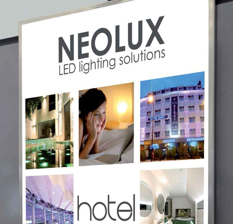 Panneau lumineux LED | cadre rétroéclairé | caisson lumineux personnalisé