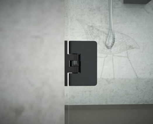Charnière pour porte en verre - Black Line - Colcom - pour porte de