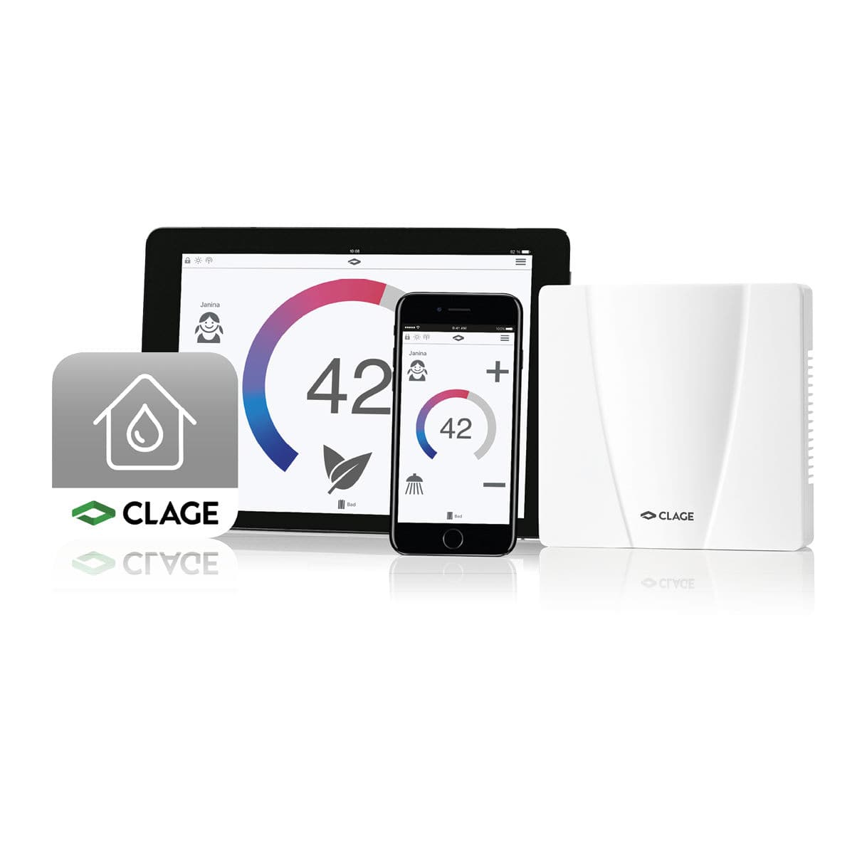 Installation domotique pour chauffage HOME SERVER HSX CLAGE GmbH pour système domotique