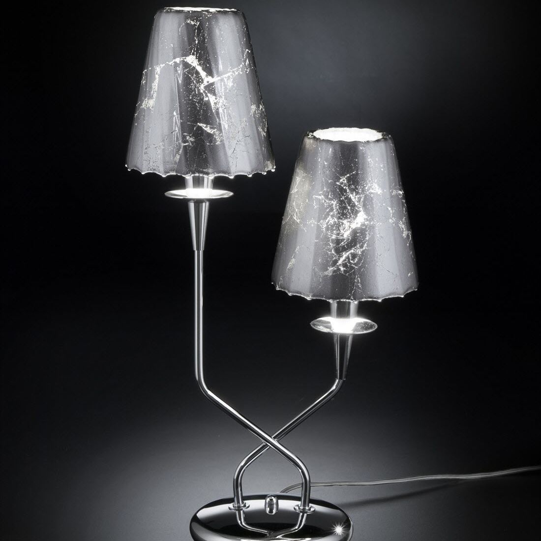 Lampe de table OPERA METAL LUX contemporaine en Lampe de table OPERA METAL LUX contemporaine en