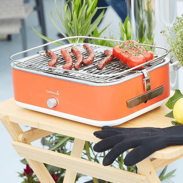 Barbecue électrique - E-Carlo - BARBECOOK - de table / en aluminium