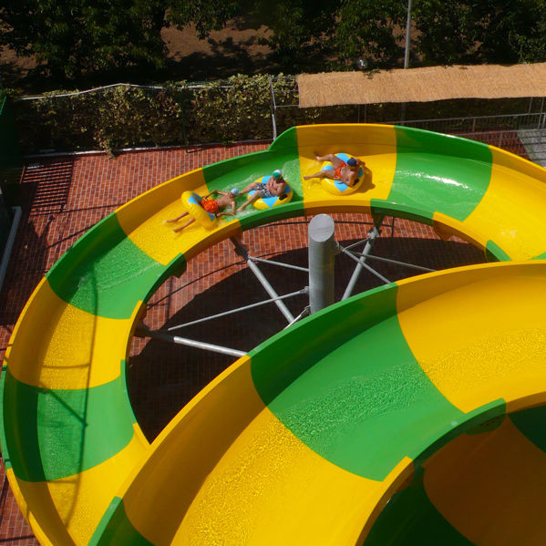 Toboggan tournant RAPID RIVER 140 TECNOPISCINE INTERNATIONAL pour