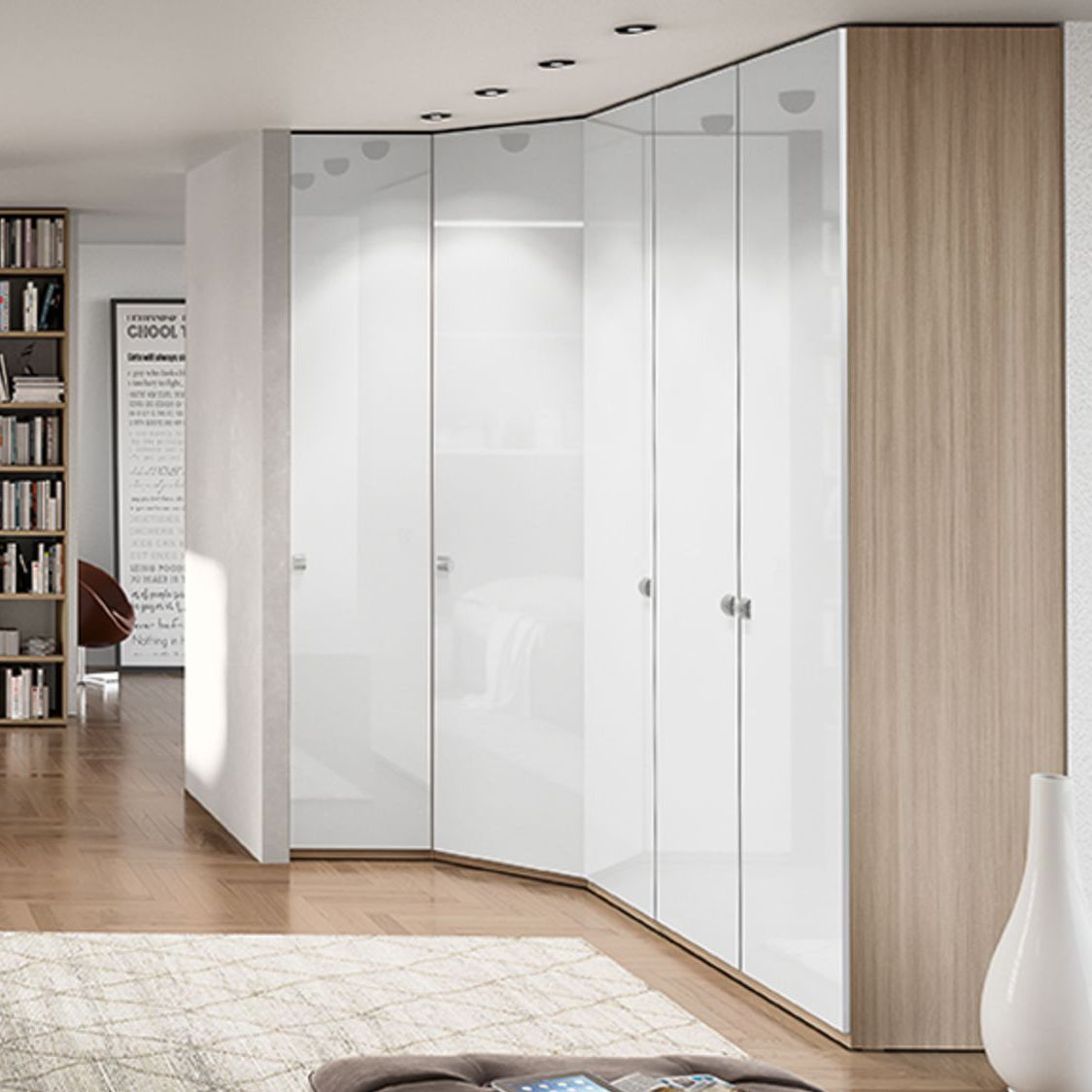 Armoire d'angle VOLO M117 ColombiniCasa contemporaine / en bois