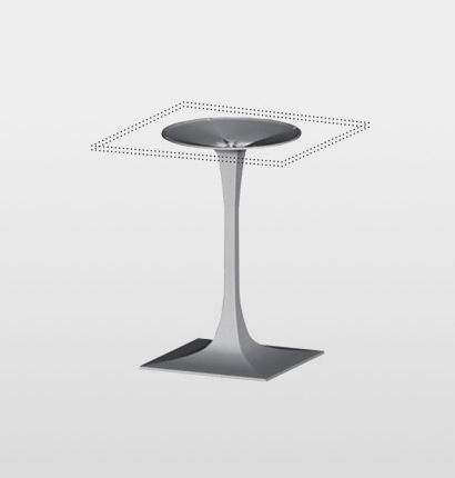 Pied de table en aluminium BGPQ Gaber contemporain Pied de table en aluminium BGPQ Gaber contemporain