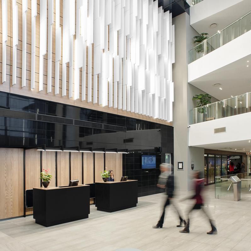 Baffle acoustique en métal SOLO™ SaintGobain Ecophon en laine