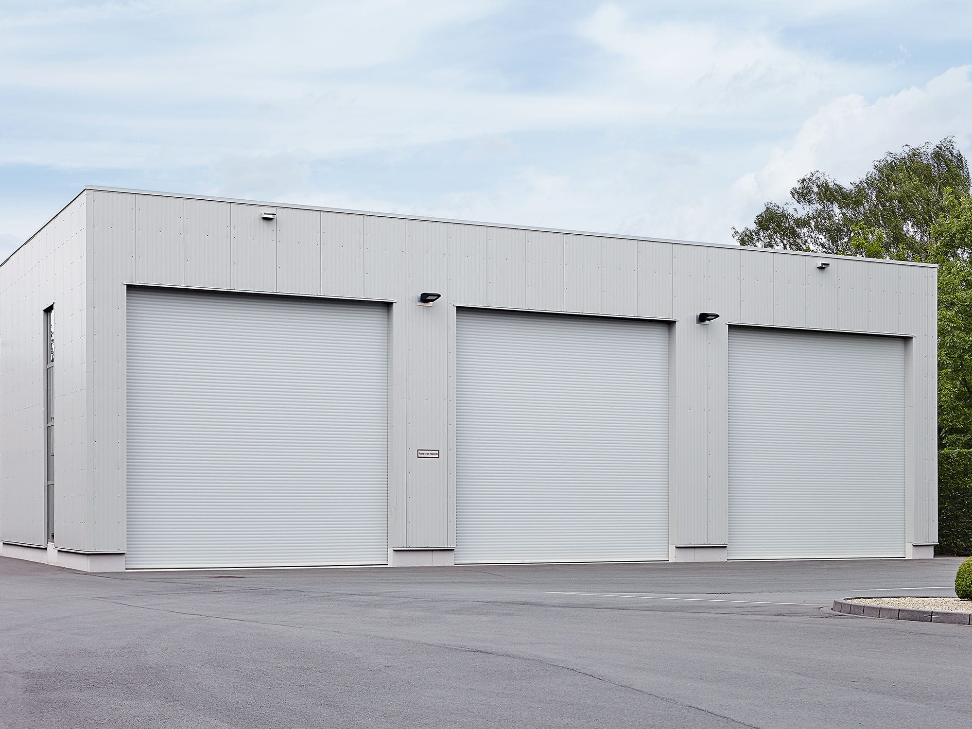 Porte de garage à enroulement / en aluminium / automatique heroal RD