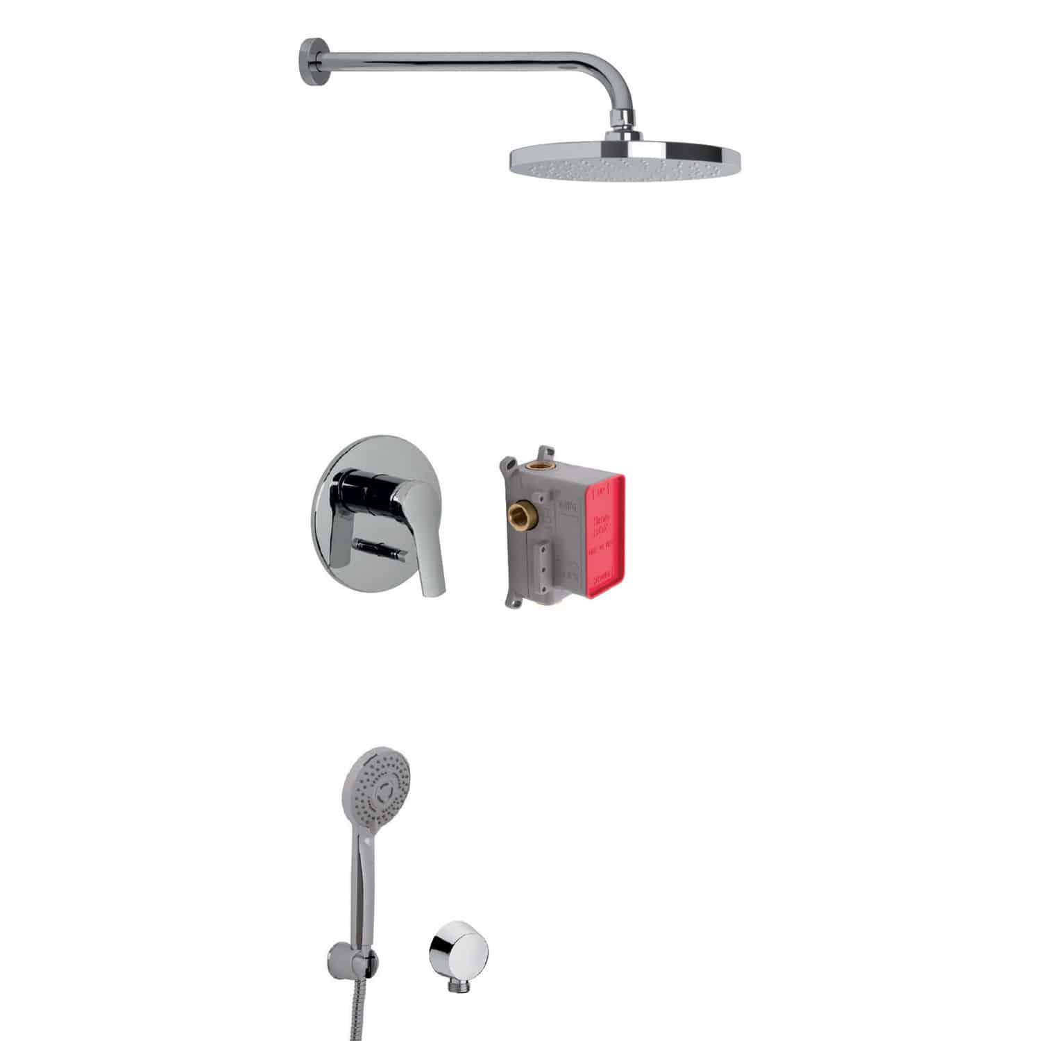 Set de douche encastrable au mur F3789 Fima Carlo Frattini