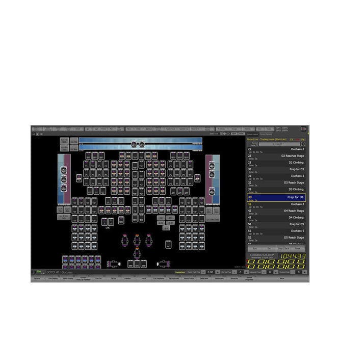 Logiciel de gestion d'éclairage NEO Strand Lighting pour