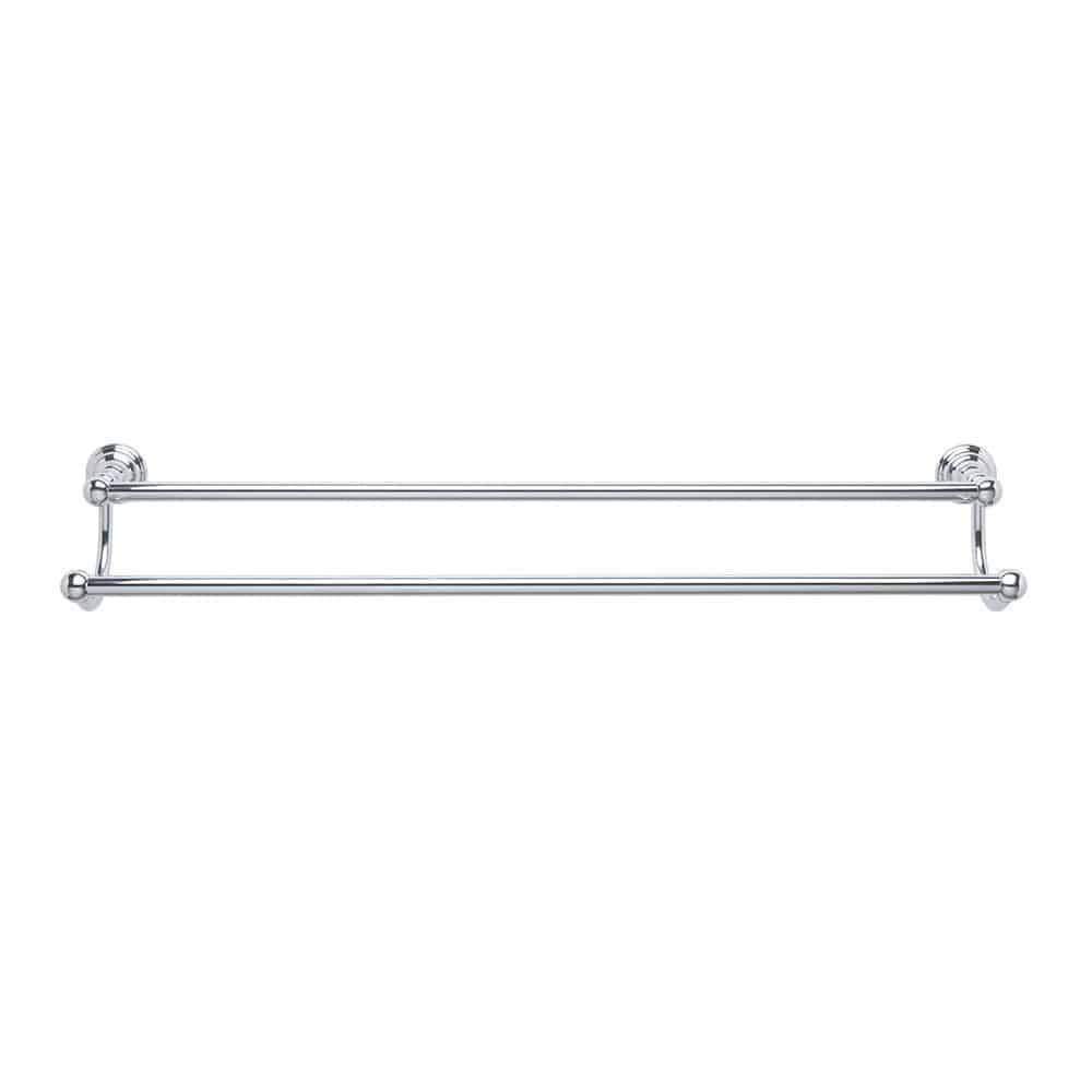 Aqualine Samba - Porte-serviette double 60 cm, chrome SB111