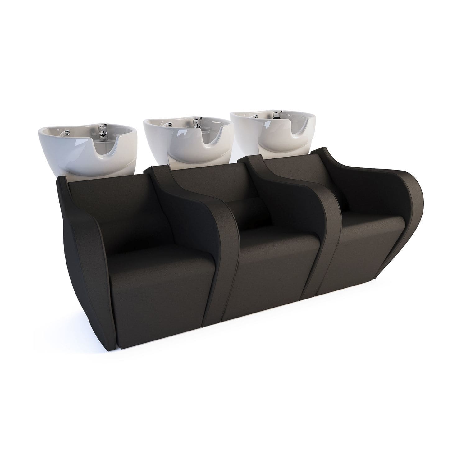 Bac à shampoing avec reposepieds CELEBRITY PRIME SHIATSU SOFA 3P