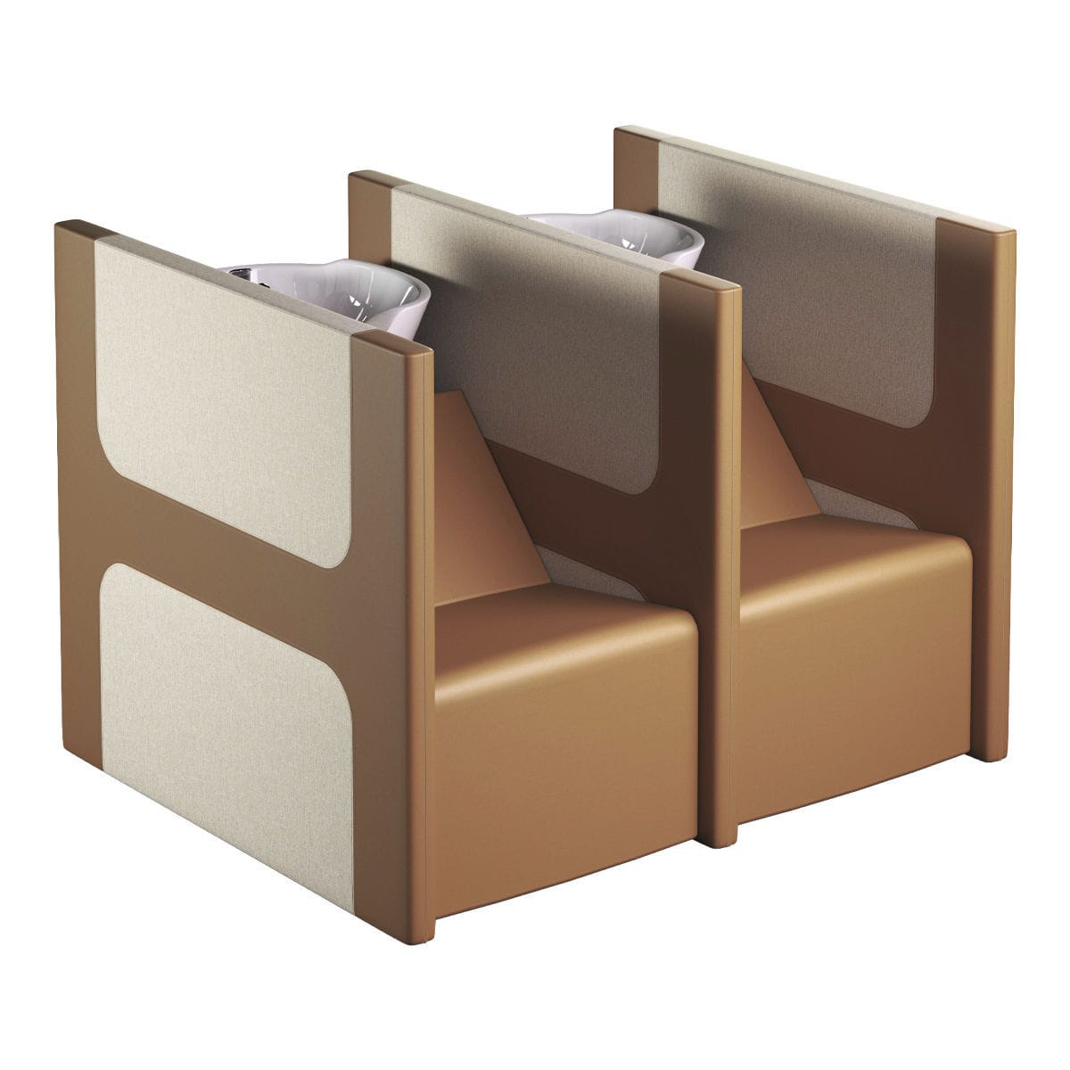 Bac à shampoing avec reposepieds PRIVACY FAUBOURG 2P SHIATSU Gamma