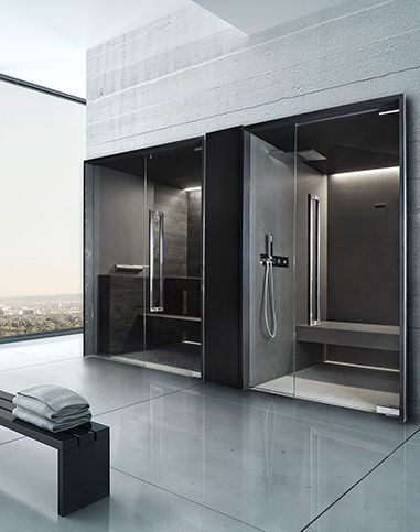 Cabine De Douche à Vapeur Chicago – 170x100 Cm, Fonction Sauna, Pluie, Chromo, 3kW
