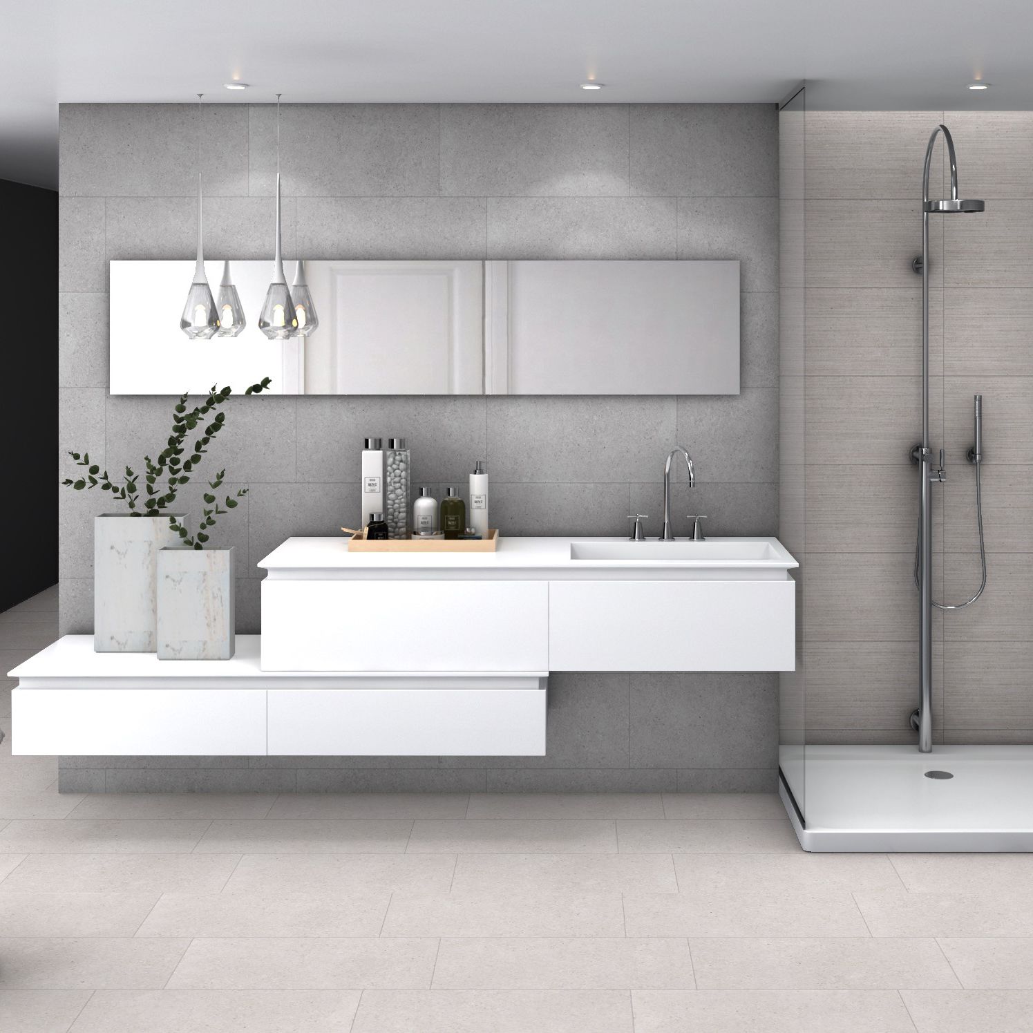 Great Salle De Bain Carrelage Uni Great Salle De Bain Carrelage Uni