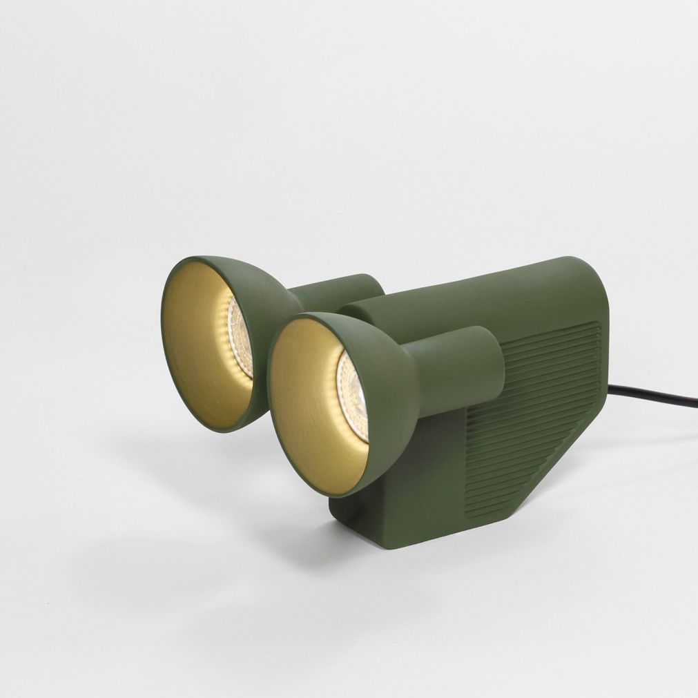 Lampe de table OLO Moustache en céramique / en acrylique / design