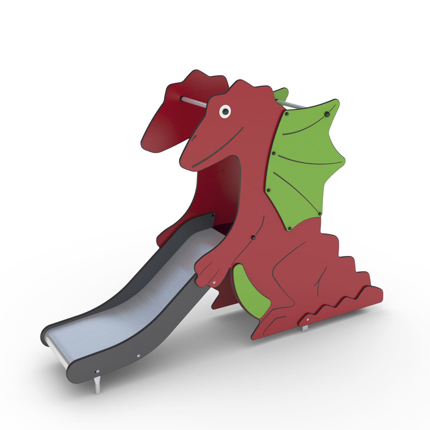 Toboggan droit ELDRAX HAGS Aneby AB pour aire de jeux / en acier