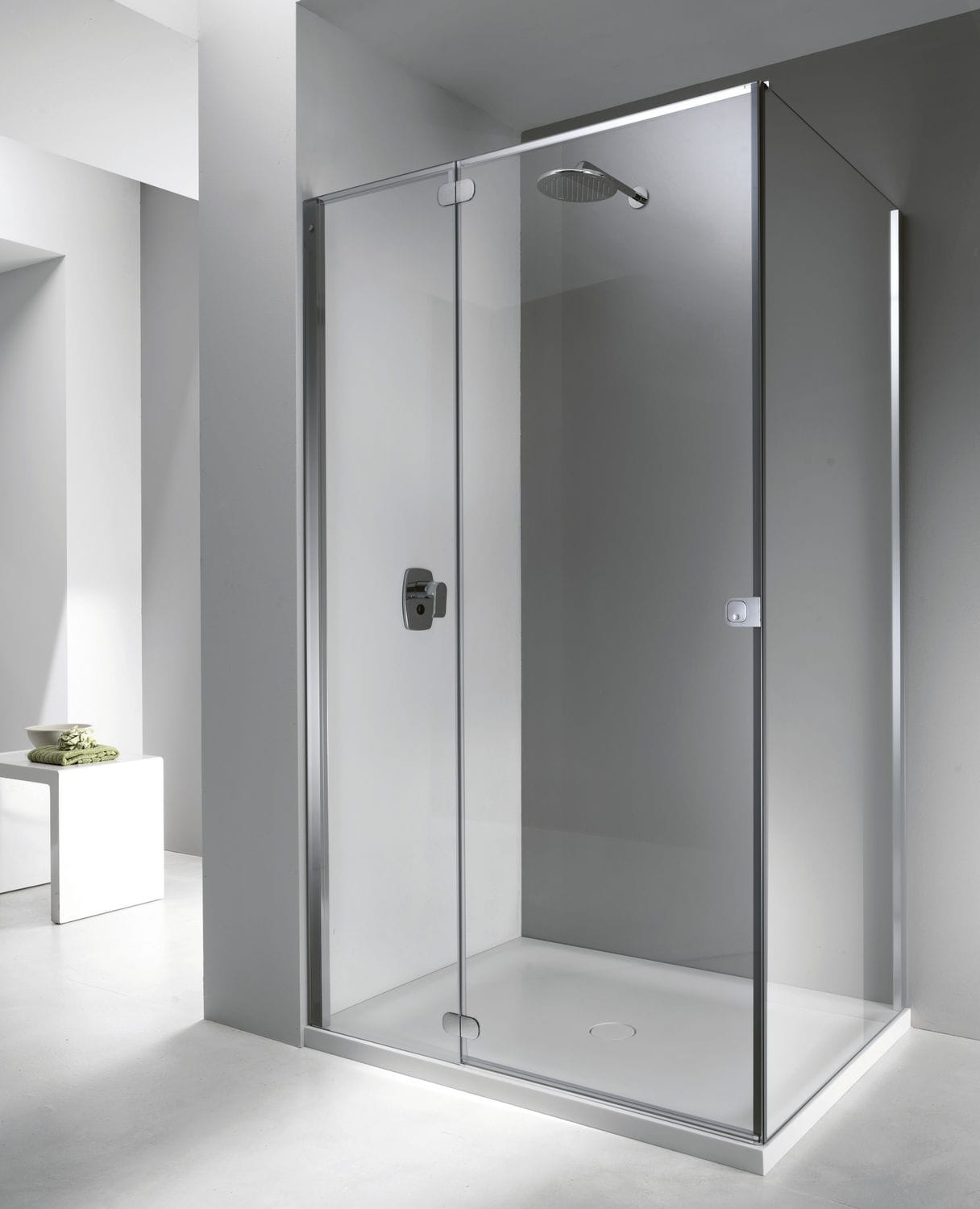 Cabine de douche en verre - FT   FW - PROVEX - avec porte battante ...