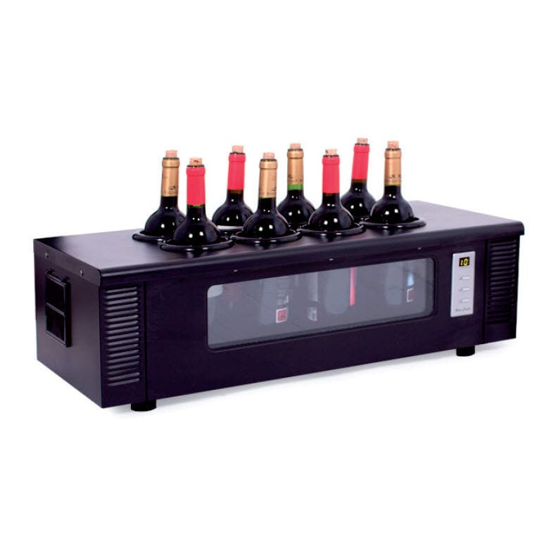 Refroidisseur Champagne Aluminium Leander - Décoratif, 38 Cm De Diamètre, Style Moderne Argenté