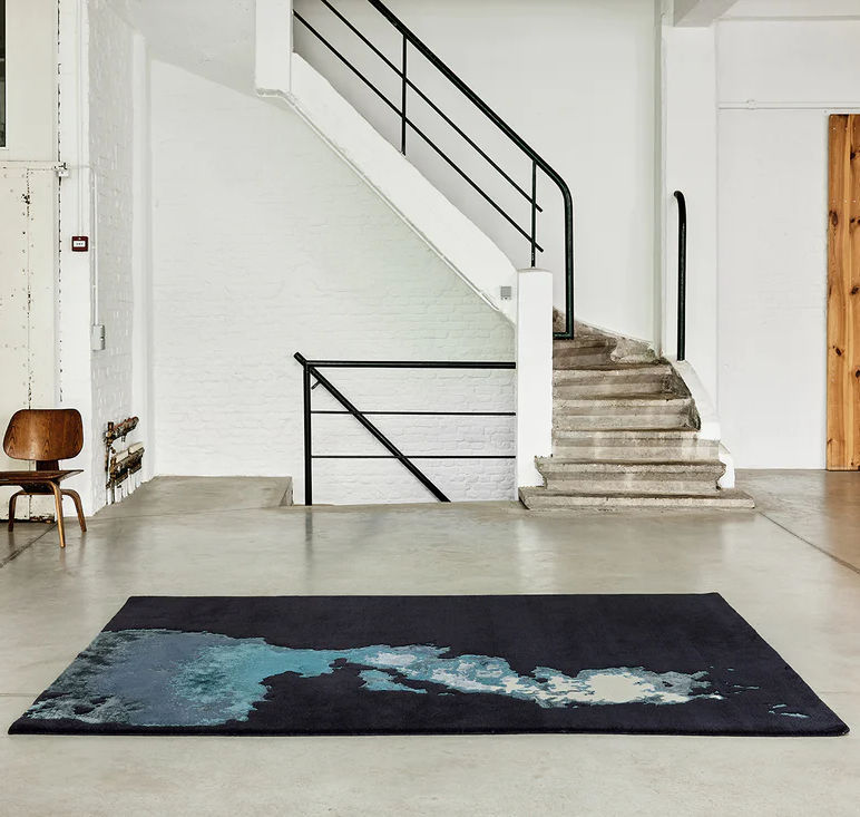 Tapis tissé à la main en laine de Nouvelle-Zélande, sable beige
