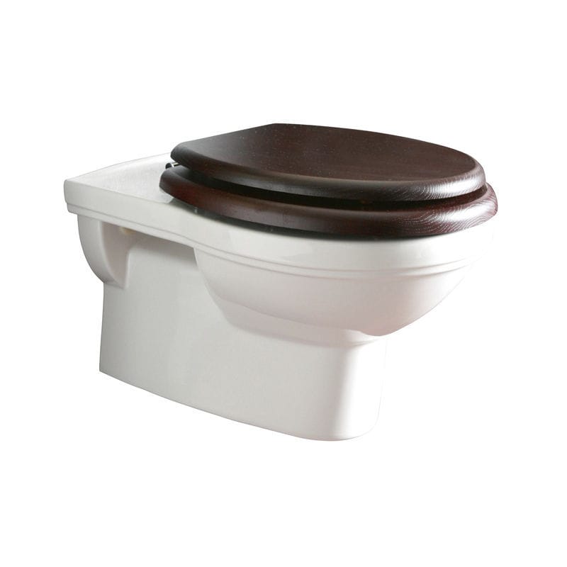 WC suspendu 240.10080 Aqua Prestige en porcelaine / résidentiel