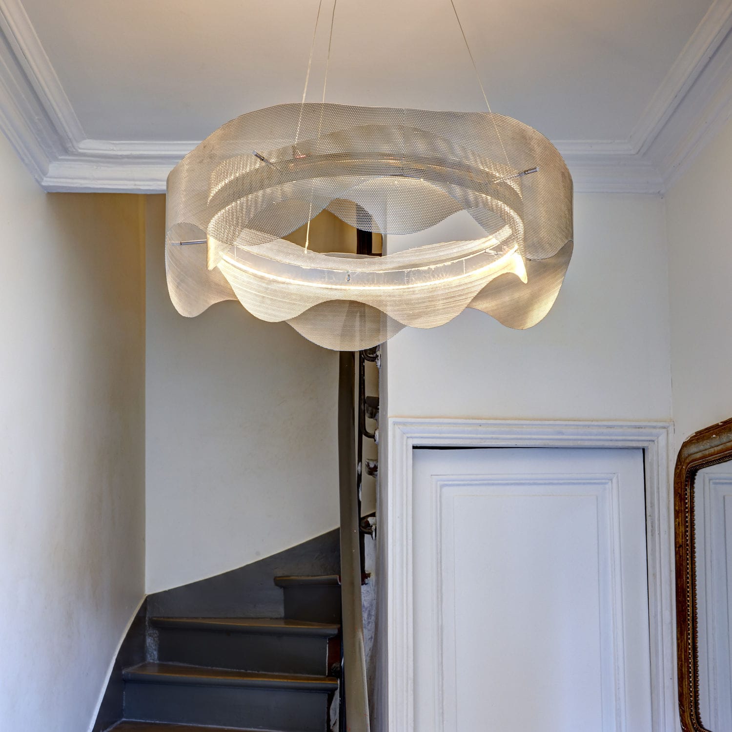 Suspension VAGUE Thierry Vidé Design en acier inoxydable / contemporaine