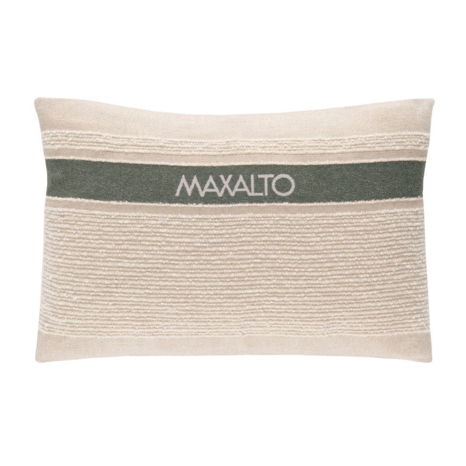 Lot De 2 Taies D'oreiller En Laine Mérinos Ideal 45x75cm, Grises, Zippées Et Lavables
