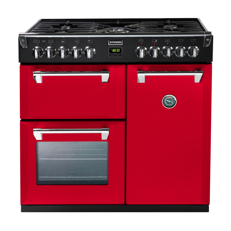 Cuisinière à gaz RICHMOND 900DFT Stoves électrique / mixte / rouge