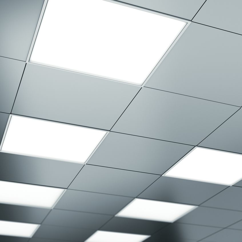 Luminaire encastrable au plafond CLEAN II ZUMTOBEL à LED / carré