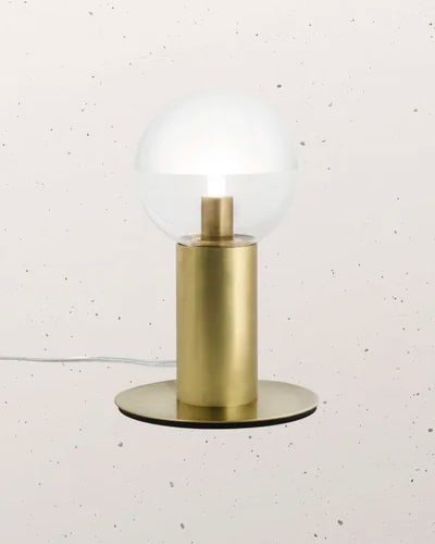 Lampe de table MARSET Dipping Light S, ambre/laiton