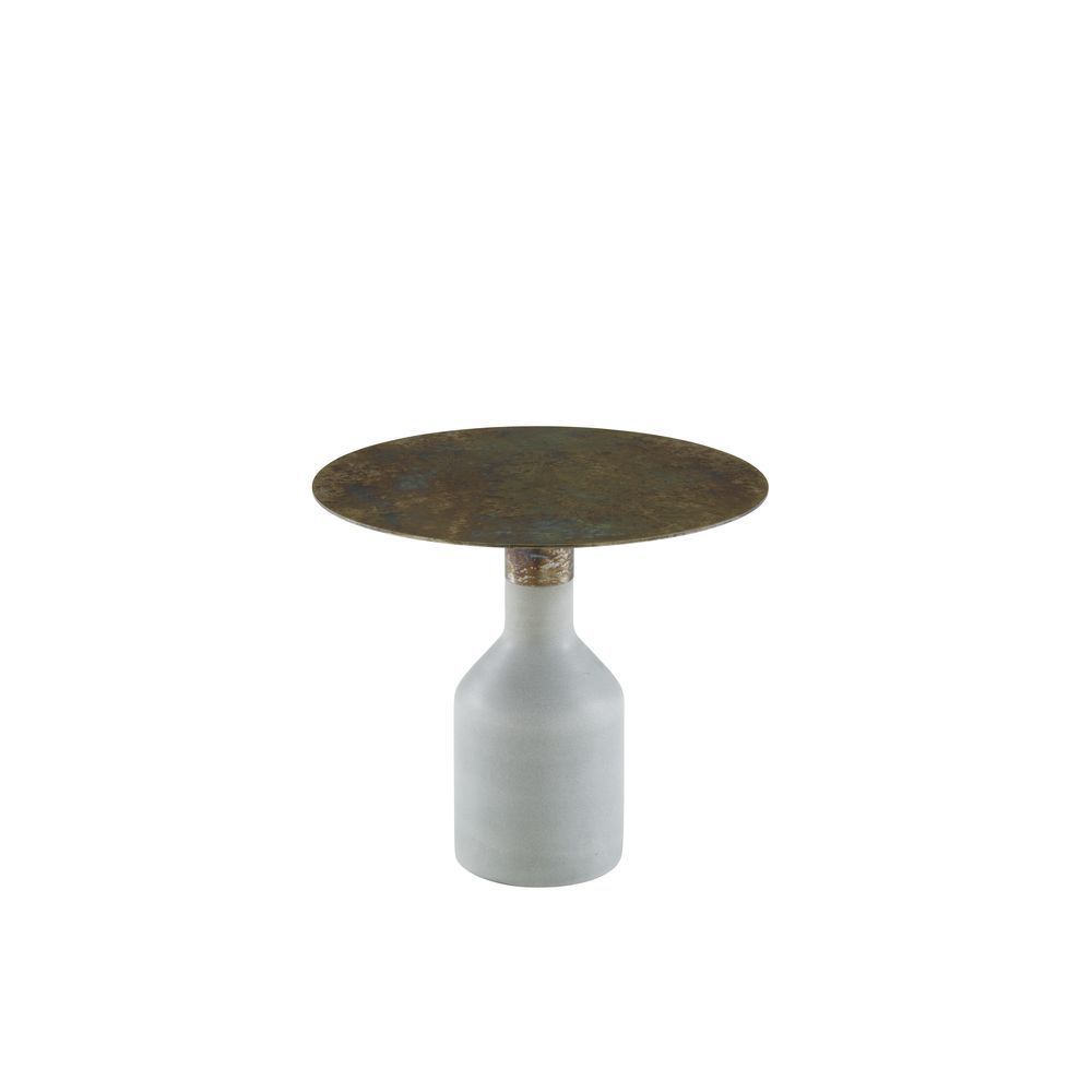 Table D'Appoint Souche Arbre Naturel - Oxyde Magnésium 37x43cm