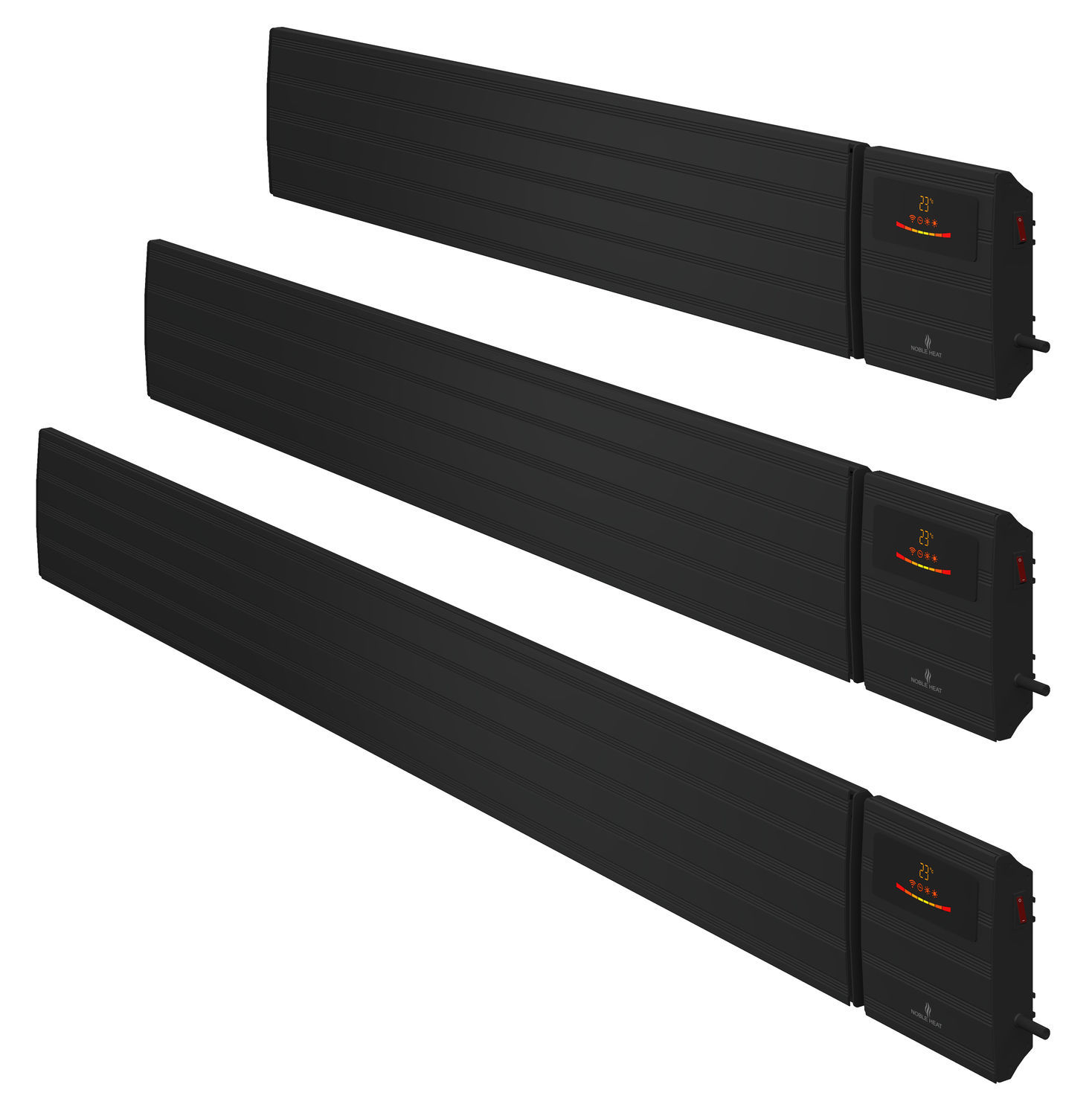 Chauffage infrarouge mural NOBLE HEAT PANTHER muenkel design de