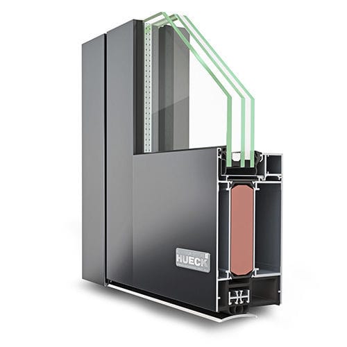 Profilé pour porte en aluminium LAVA 7730CE Hueck System GmbH & Co. KG à isolation Profilé pour porte en aluminium LAVA 7730CE Hueck System GmbH & Co. KG à isolation