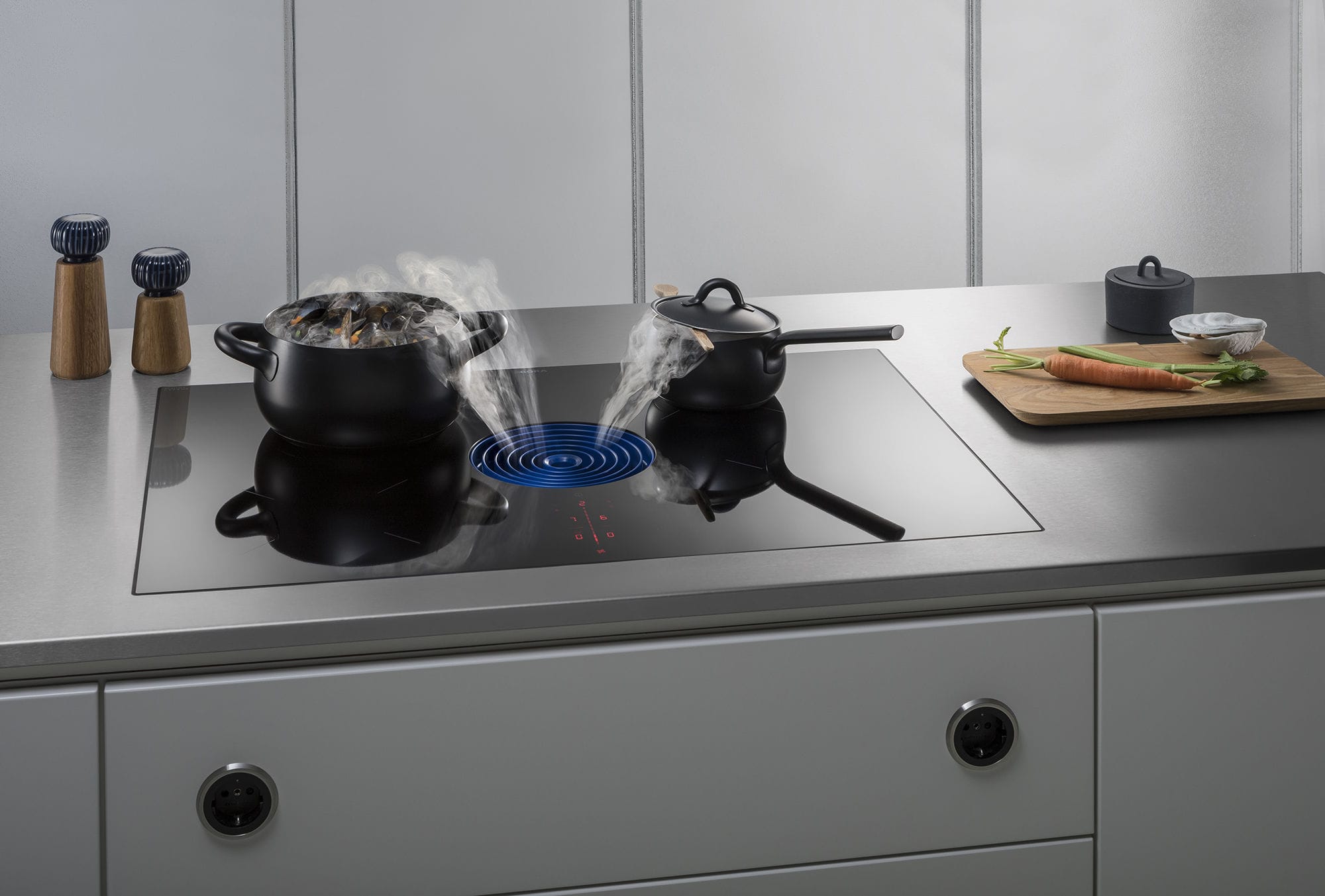 Hotte de cuisine intégrée au plan de travail PURA BORA Vertriebs GmbH & Co KG