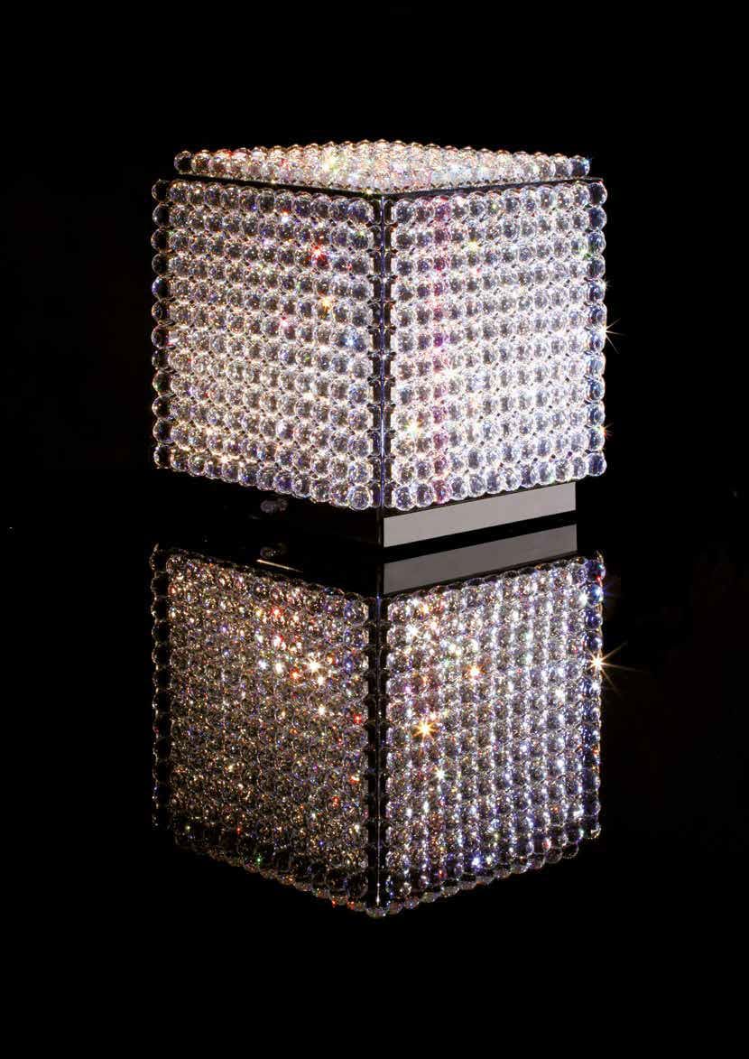 Lampe de table MARTINI Illuminazione en aluminium / en cristal