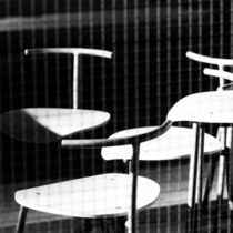 Table mange-debout contemporaine / en contreplaqué...