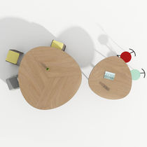 Table à manger contemporaine / en bois /...