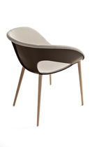 Chaise visiteur contemporaine / tapissée...
