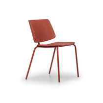 Chaise visiteur contemporaine / en bois...