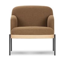 Fauteuil contemporain / en tissu / en bois...