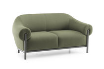 Canapé contemporain / marron / vert / en...