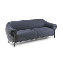 Canapé contemporain / gris / marron / en...