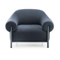 Fauteuil contemporain / en tissu / en bois...