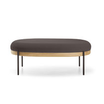 Ottoman contemporain / en tissu / en bois...
