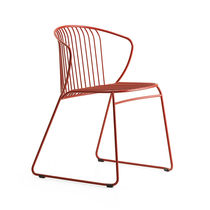 Chaise contemporaine / en acier galvanisé...