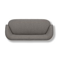 Canapé contemporain / gris / en mousse de...