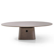 Table basse contemporaine / en bois / avec...